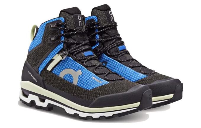 Cloudalpine wasserdichte Laufschuhe «Blau Schwarz»
