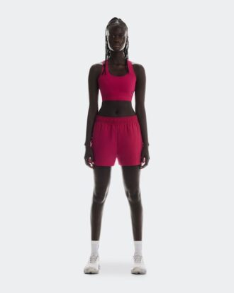 Damen 3″ Core Shorts Granatrot
