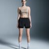 Damen 3″ Performance 2/1 Shorts Schwarz Damen 3″ Performance 2/1 Shorts Schwarz