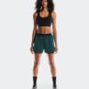 Damen 3″ Performance 2/1 Shorts Spirulina | Schwarz