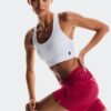 Damen 5″ Performance Shorts Granatrot