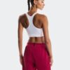Damen 5″ Performance Shorts Granatrot
