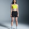 Damen 5″ Performance Shorts Schwarz