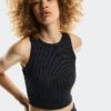 Damen All-Day Rippen-Crop-Top