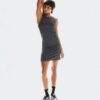 Damen All-Day Rippenkleid
