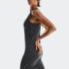 Damen All-Day Rippenkleid