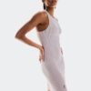 Damen All-Day Rippenkleid