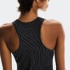 Damen All-Day Rippenkleid