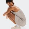 Damen All-Day Rippenkleid