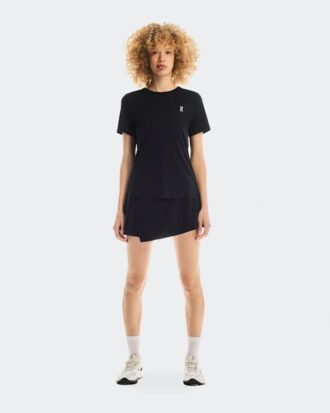 Damen Court Rock Seitliche Falte