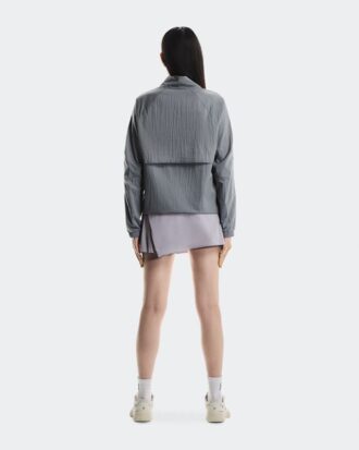 Damen Court Rock Seitliche Falte