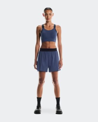 Damen 3″ Performance 2/1 Shorts Acai | Schwarz