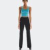 Damen Studio Crop Top mit offenem Rücken