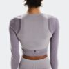Damen Studio Knit Long-T Crop