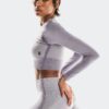 Damen Studio Knit Long-T Crop