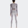 Damen Studio Knit Long-T Crop