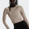 Damen Studio Long-T Crop