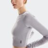 Damen Studio Long-T Crop