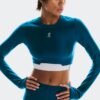 Damen Train Long Sleeve Crop