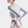 Damen Train Long Sleeve Crop