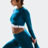 Damen Train Long Sleeve Crop