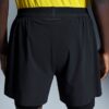 Herren 5″ Performance 2/1 Shorts Schwarz Herren 5″ Performance 2/1 Shorts Schwarz