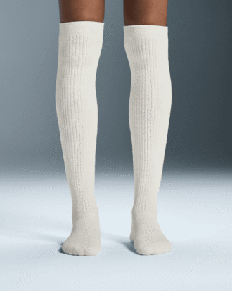 Terry-Socken im Kniestrumpf-Stil